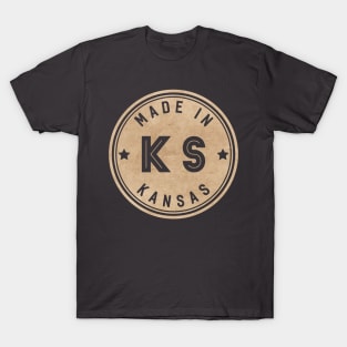 Made In Kansas KS State USA T-Shirt